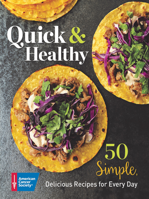 Title details for Quick & Healthy by American Cancer Society - Wait list